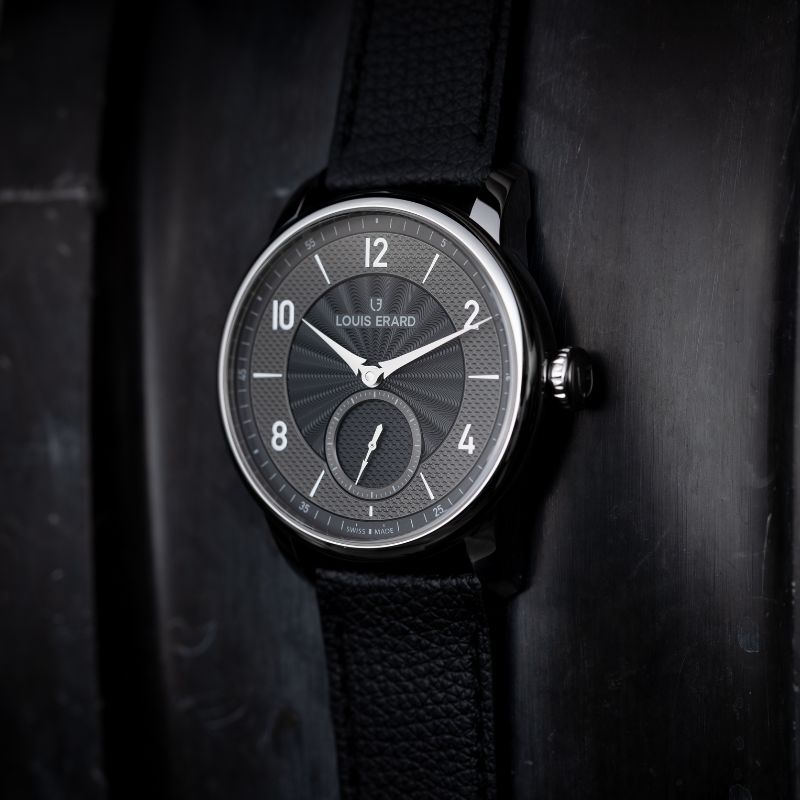 Petite Seconde Guilloché Anthracite Black