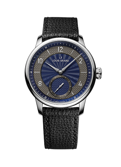 Petite Seconde Guilloché Anthracite Blue