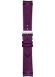 Purple grained calf leather strap BVA142