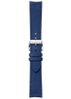 Blue grained calf leather strap BVA175