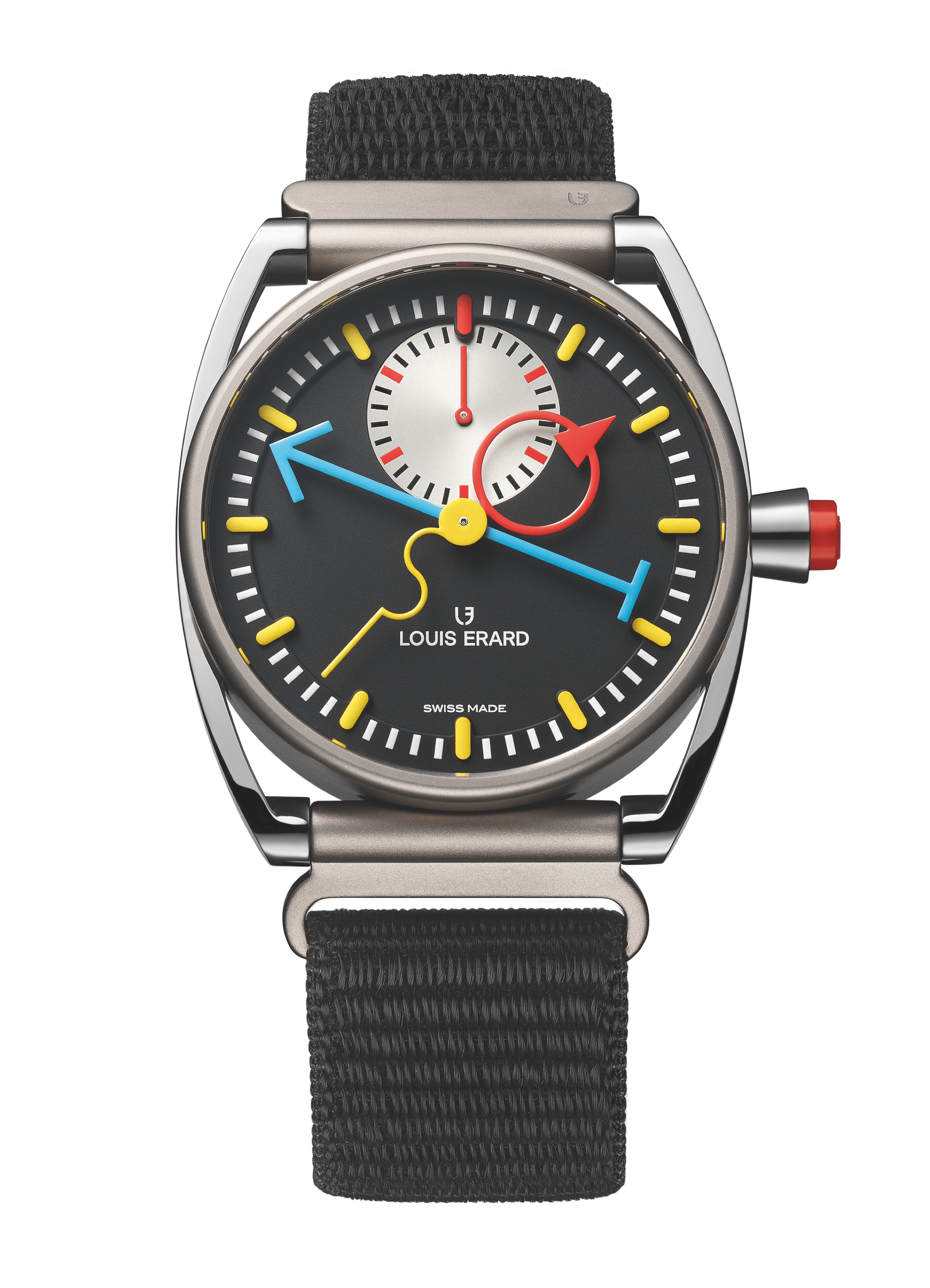 louis erard automatic chronograph watch