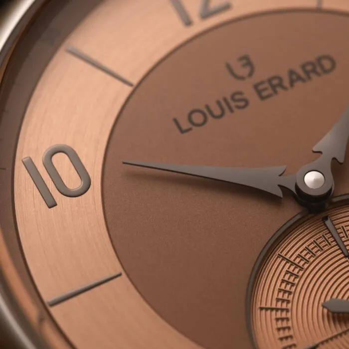 Louis Erard Excellence 39 mm Watch in Terracotta Dial