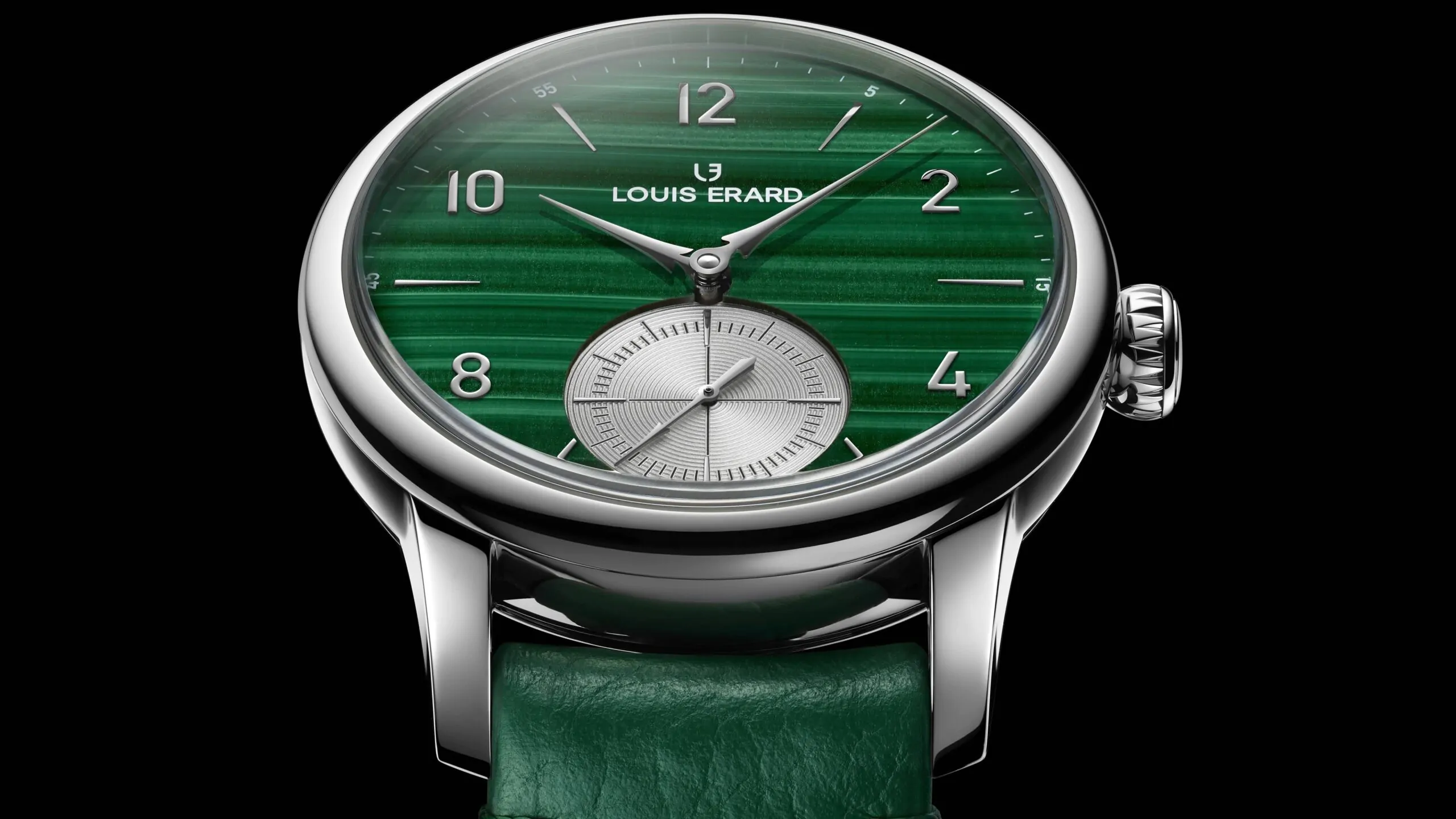 Buy Louis Erard LOUIS ERARD Petite Seconde Malachite Automatic Green 39mm  34238AA39.BVA136 online now